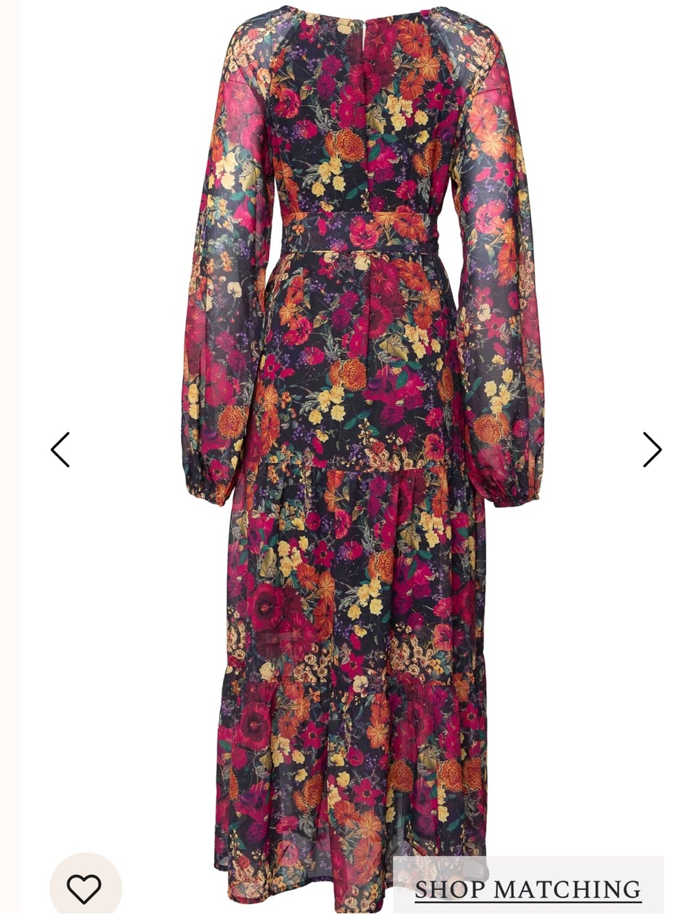 Ivy City Co. Imogen Dress in Night Garden Maxi Floral Boho Bohemian - Picture 5 of 16